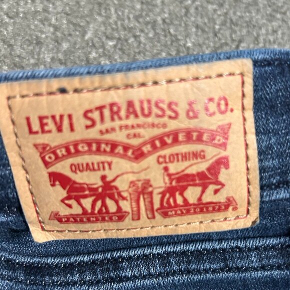 Levi's Mid Rise Skinny Embroidered Pockets Jeans Women's Size 30 - Picture 8 of 10